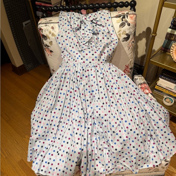 Polka Dot Women’s Dress - Picture 1 of 2